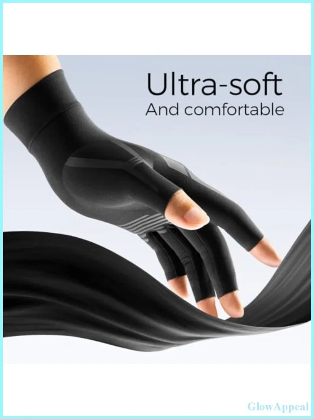Compression Arthritis Gloves for Pain Relief – Fingerless Support for Carpal